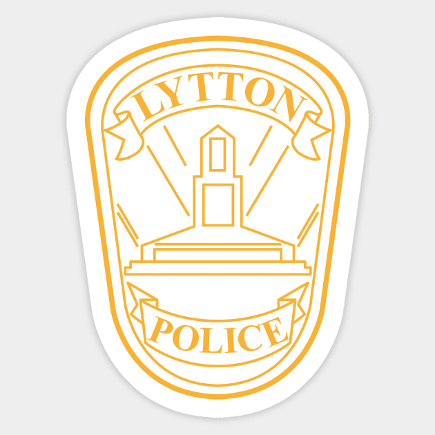 Lytton PD Sticker by Mansemat